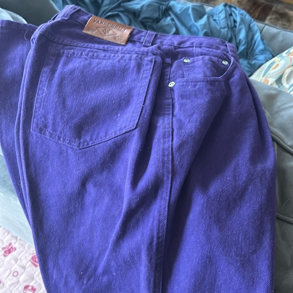 Vintage Gloria Vanderbilt Purple Pants - Picture 5 of 7